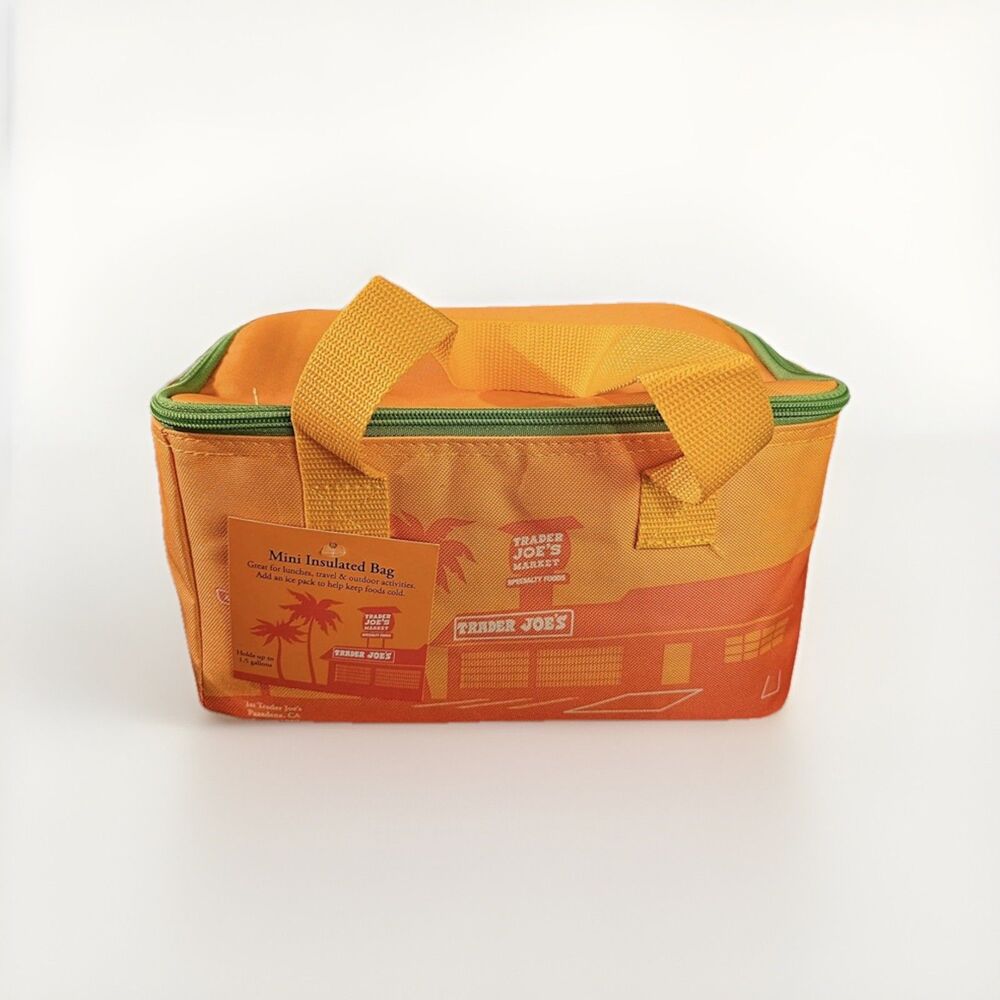 Trader Joe’s ORANGE Mini Insulated Tote-Cooler Bag Summer ‘26 Collection -